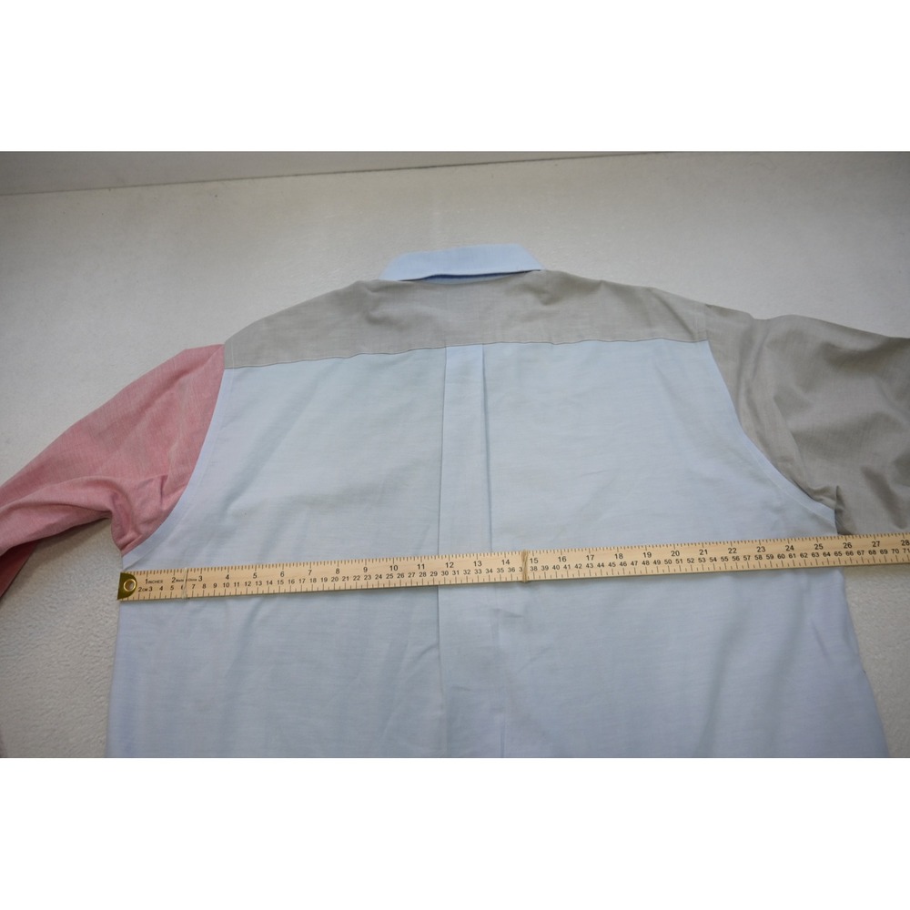 Brooks Brothers Button Down Mens Large Multi Color Fun Shirt Supima Cotton EUC - Picture 9 of 10